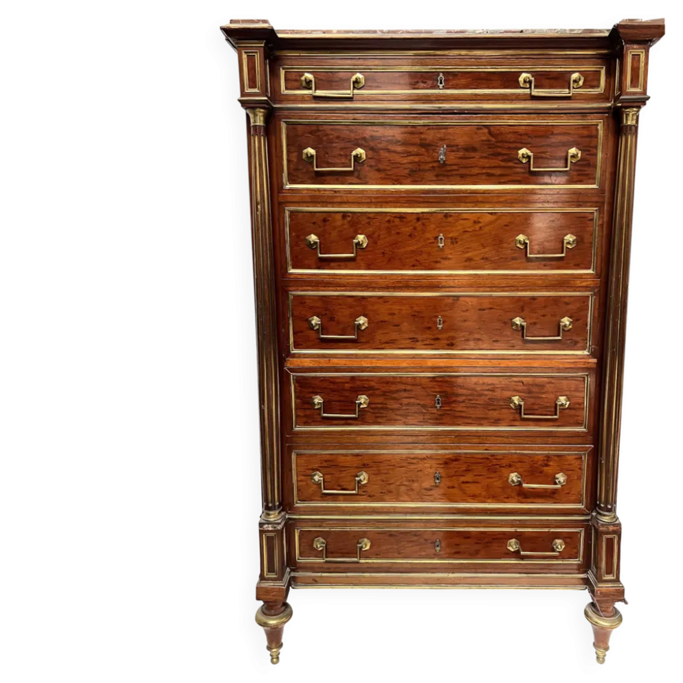 Secrétaire Napoléon III de style Louis XVI en acajou XIX siècle