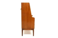 Secrétaire scandinave en acajou, Suède, 1960