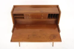 Secrétaire scandinave en acajou, Suède, 1950