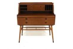Secrétaire scandinave en acajou, Suède, 1950