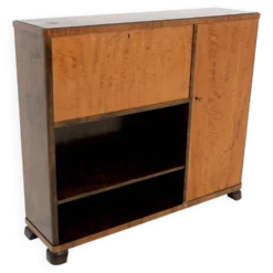 Secrétaire scandinave en bouleau, Swedish modern, Suède, 1940