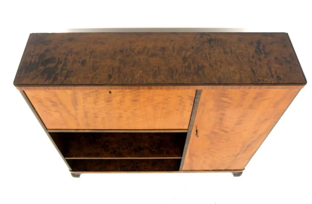 Secrétaire scandinave en bouleau, Swedish modern, Suède, 1940