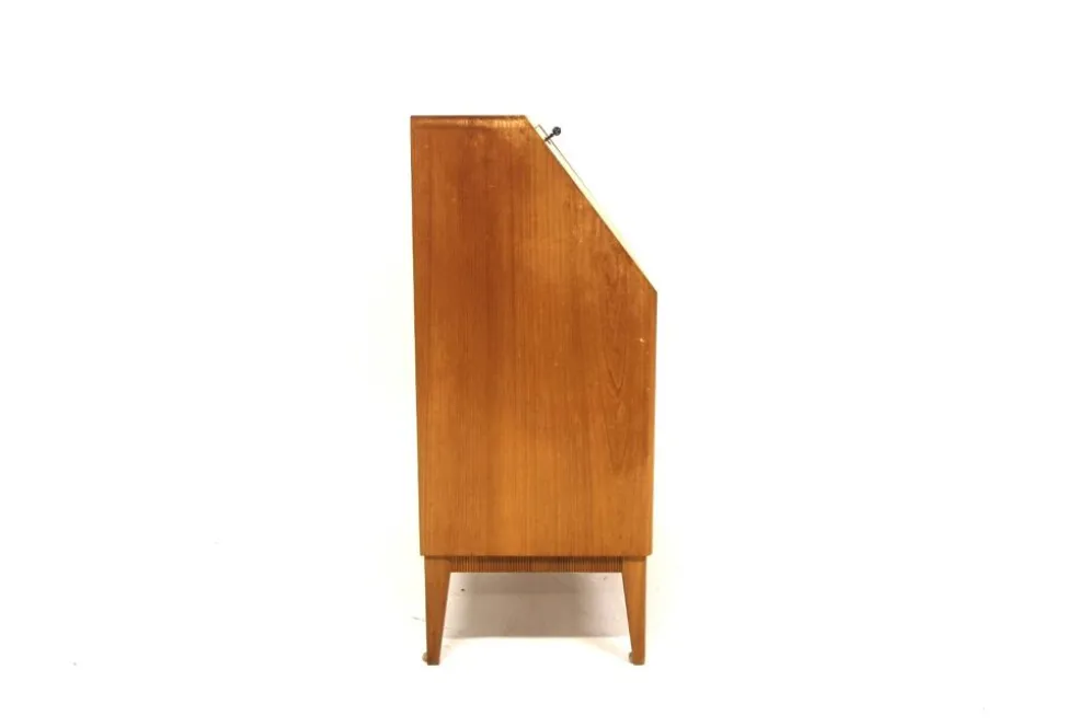 Secrétaire scandinave en orme, Swedish modern, Suède, 1940
