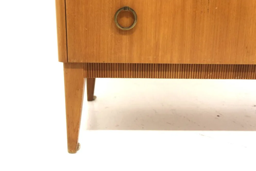 Secrétaire scandinave en orme, Swedish modern, Suède, 1940