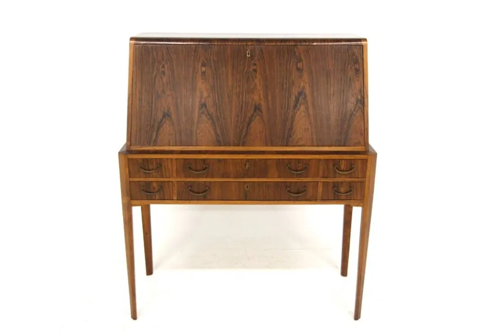 Secrétaire scandinave en palissandre, Suède, 1950