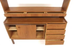 Secrétaire scandinave en teck, Suède, 1960