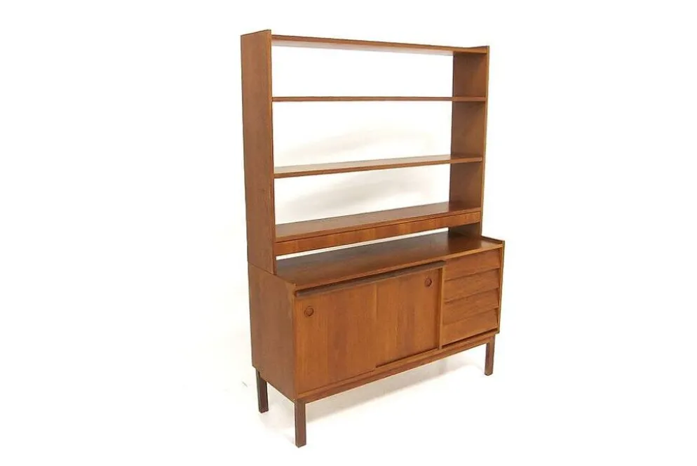 Secrétaire scandinave en teck, Suède, 1960