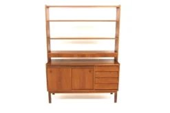 Secrétaire scandinave en teck, Suède, 1960