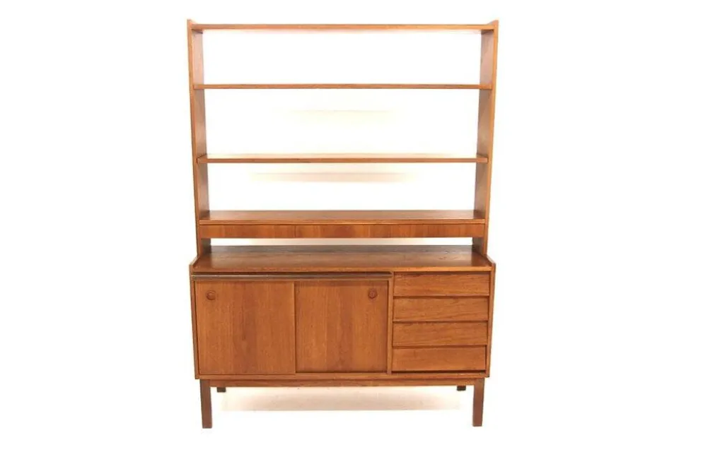 Secrétaire scandinave en teck, Suède, 1960