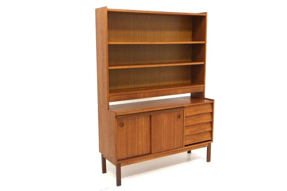 Secrétaire scandinave en teck, Suède, 1960