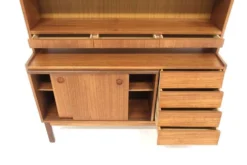 Secrétaire scandinave en teck, Suède, 1960