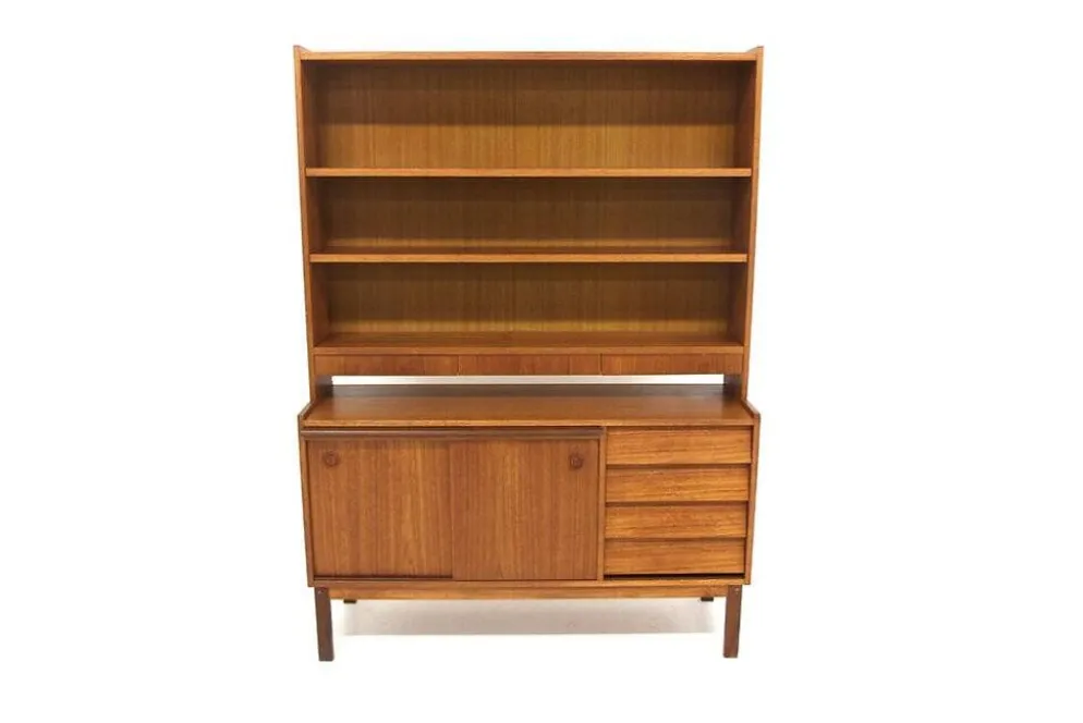 Secrétaire scandinave en teck, Suède, 1960