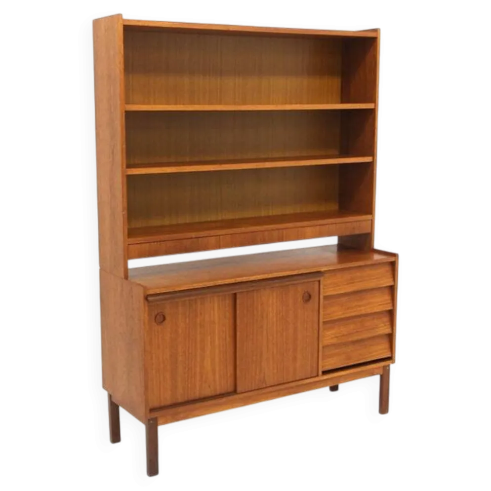 Secrétaire scandinave en teck, Suède, 1960