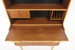 Secrétaire scandinave en teck, Hugo Troeds, Bjärnum, Suède, 1950