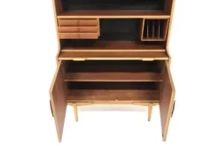 Secrétaire scandinave en teck, Hugo Troeds, Bjärnum, Suède, 1950