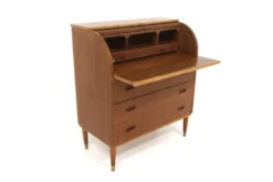 Secrétaire scandinave en teck, Suède, 1960