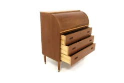 Secrétaire scandinave en teck, Suède, 1960