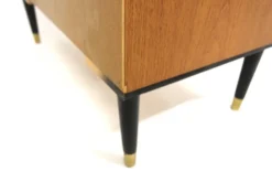 Secrétaire scandinave en teck, Suède, 1950