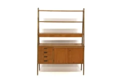 Secrétaire scandinave en teck, Suède, 1960