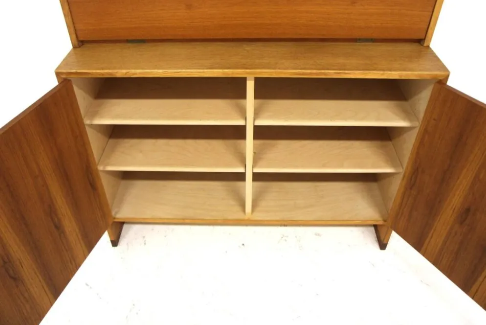 Secrétaire scandinave en teck, Hans J Wegner, Ry Møbler, Danemark, 1960