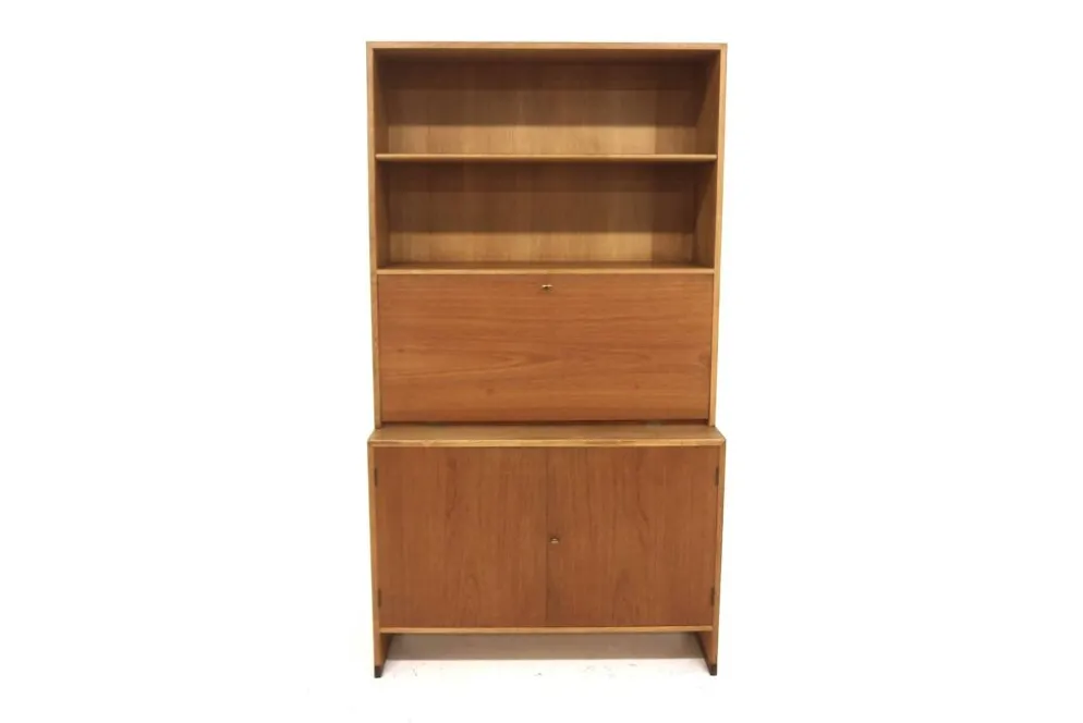 Secrétaire scandinave en teck, Hans J Wegner, Ry Møbler, Danemark, 1960