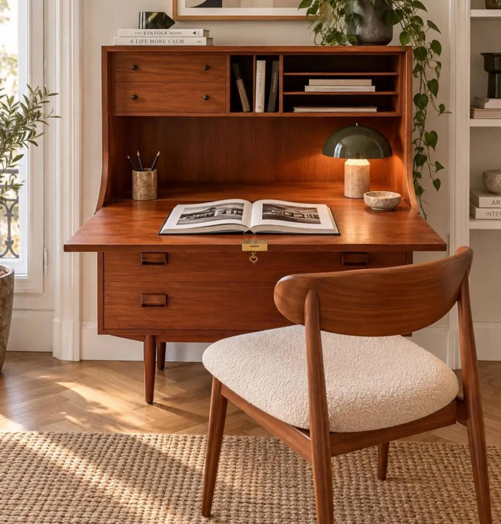 Secrétaire scandinave en teck – Børge Mogensen années 60’