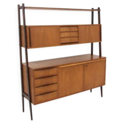 Secrétaire scandinave en teck, Suède, 1960