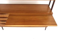 Secrétaire scandinave en teck, Suède, 1960