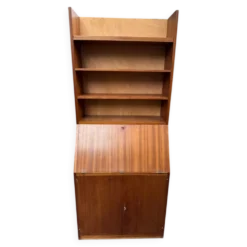 Secrétaire scandinave vintage en chêne 1950