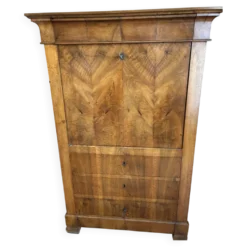Secrétaire style « Louis Philippe, influence Biedermeier » en noyer.