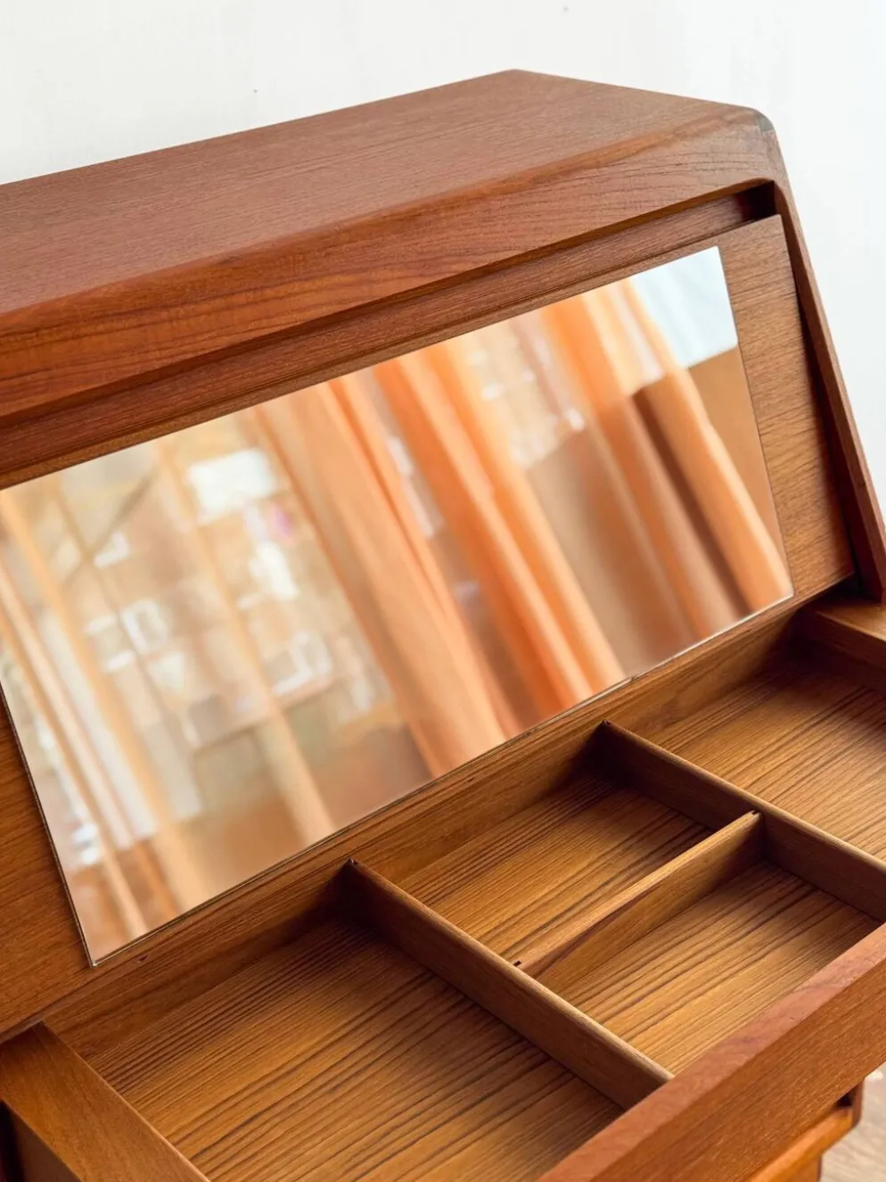 Secrétaire Teak Dyrlund Danemark Mid Century Bureau