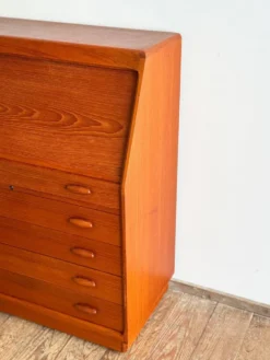Secrétaire Teak Dyrlund Danemark Mid Century Bureau
