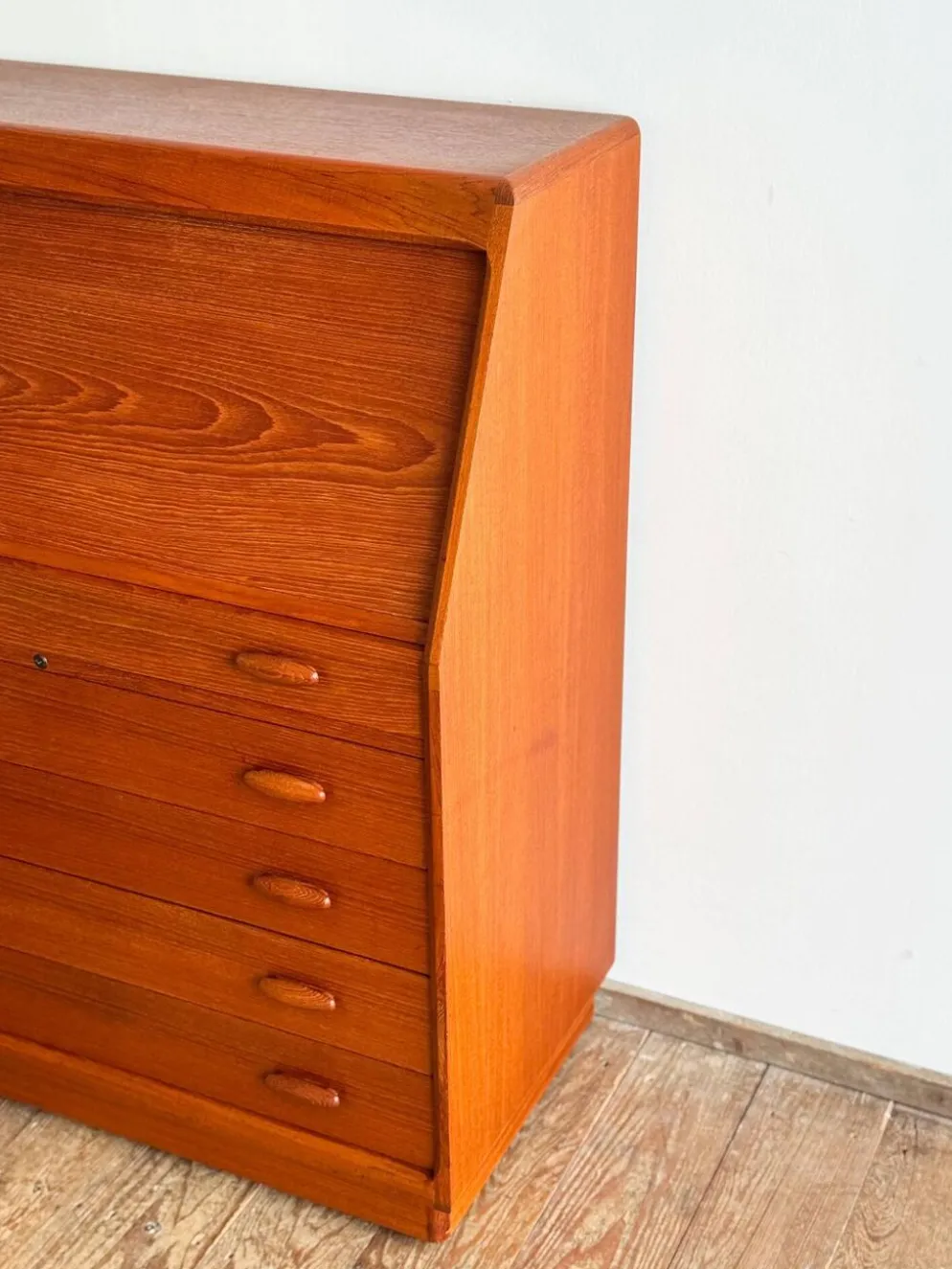 Secrétaire Teak Dyrlund Danemark Mid Century Bureau
