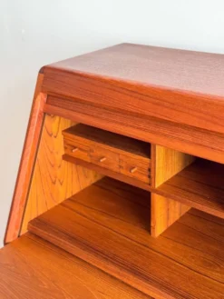 Secrétaire Teak Dyrlund Danemark Mid Century Bureau