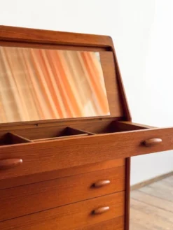 Secrétaire Teak Dyrlund Danemark Mid Century Bureau