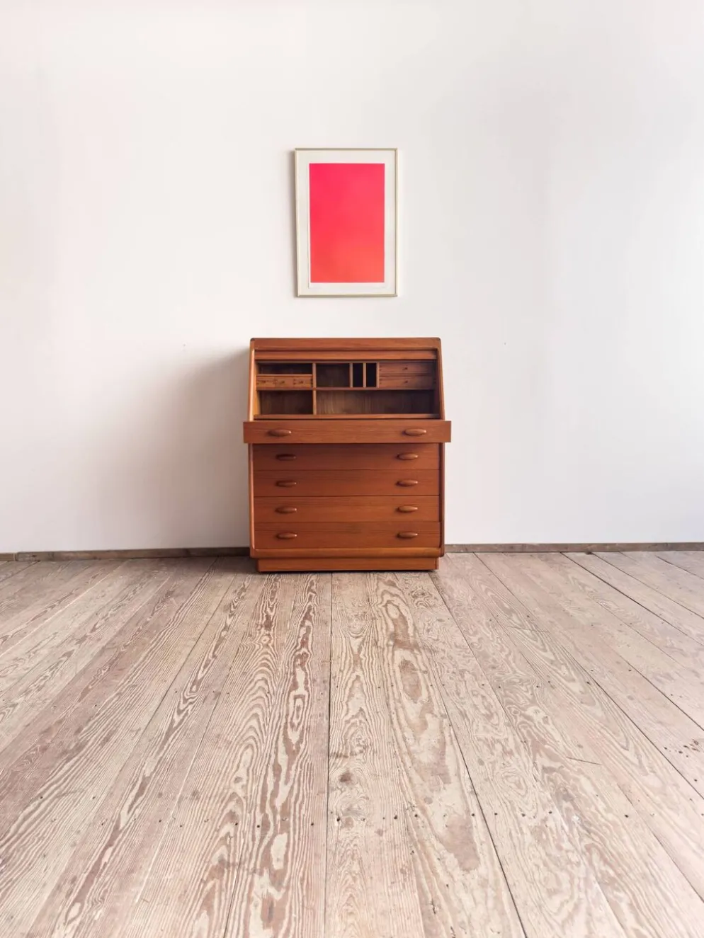 Secrétaire Teak Dyrlund Danemark Mid Century Bureau