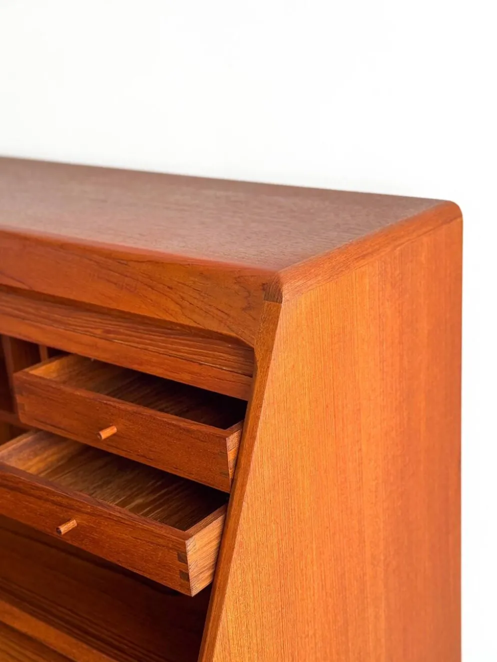 Secrétaire Teak Dyrlund Danemark Mid Century Bureau