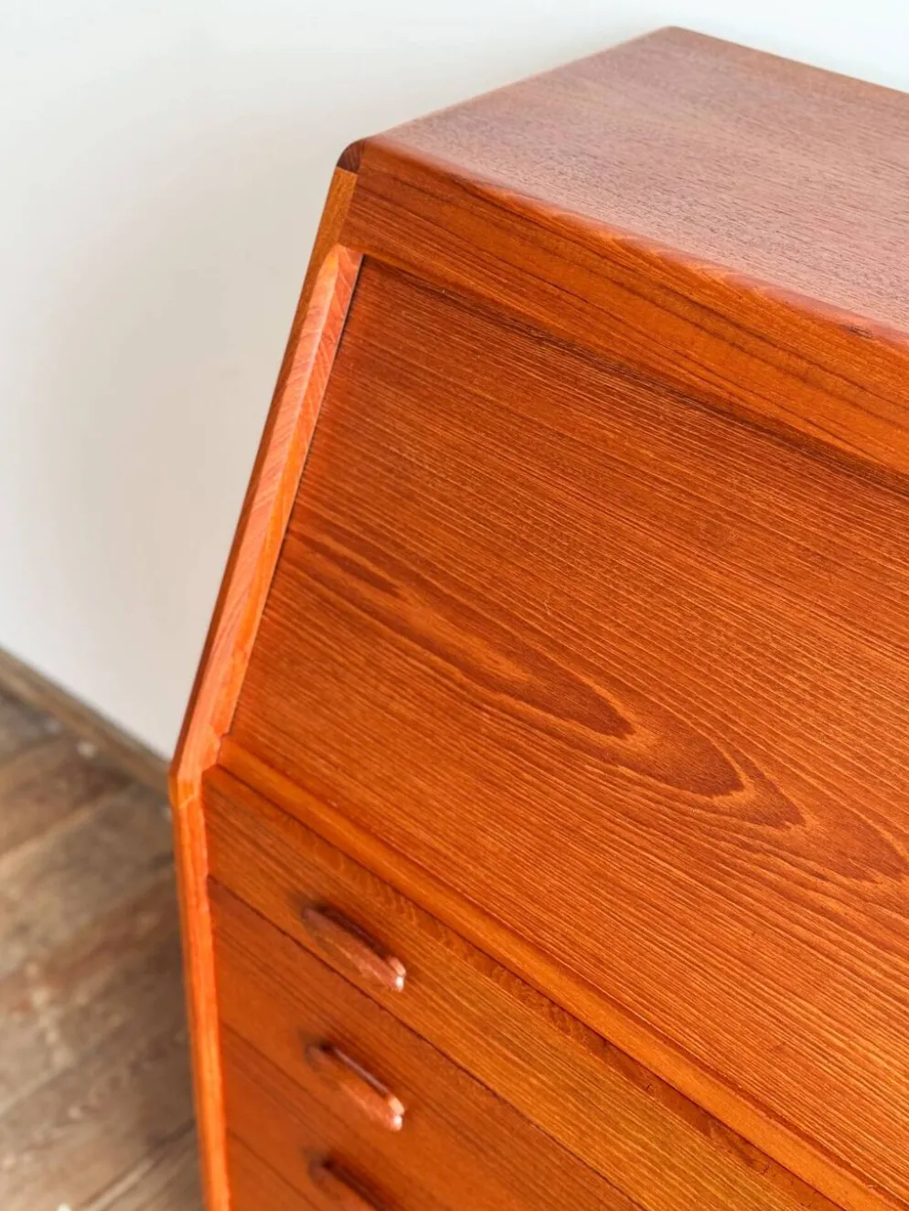 Secrétaire Teak Dyrlund Danemark Mid Century Bureau