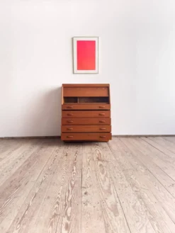 Secrétaire Teak Dyrlund Danemark Mid Century Bureau