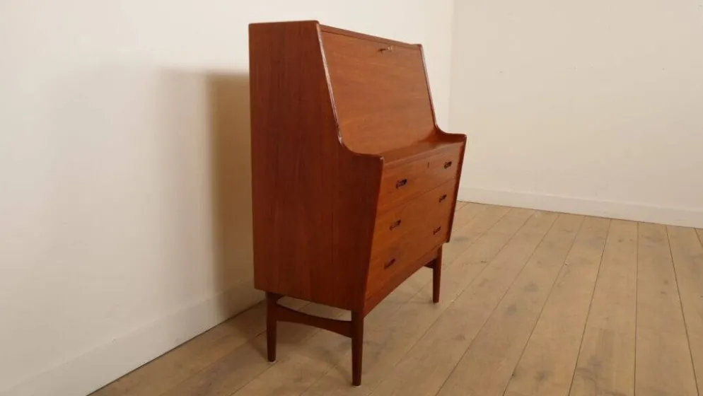 Secrétaire vintage | Arne Wahl Iversen | Teck | 85 cm