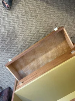 Secrétaire vintage compact placage acajou