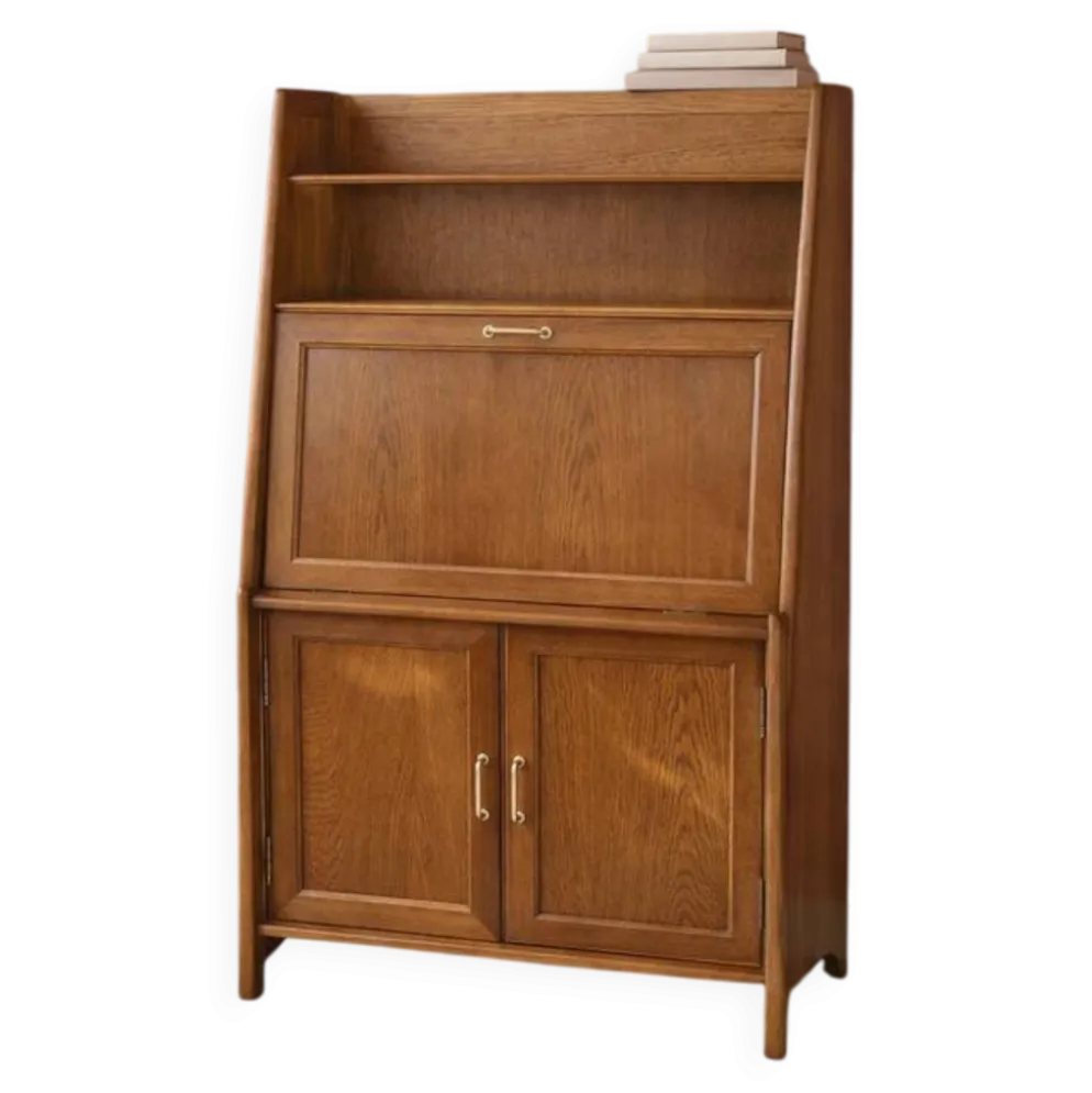 Secrétaire vintage en chêne, 1960
