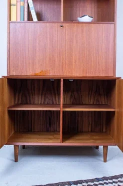 Secrétaire Vintage en Teck par Erik Brouer, Danemark, 1960s