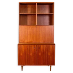Secrétaire Vintage en Teck par Erik Brouer, Danemark, 1960s