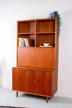 Secrétaire Vintage en Teck par Erik Brouer, Danemark, 1960s