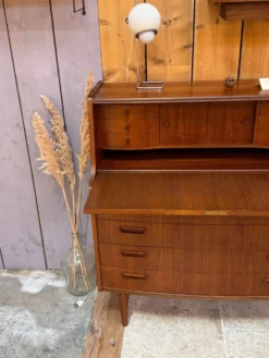 Secrétaire vintage scandinave en teck "Alton" de Poul M. Jessen pour Viby J Mobelfabrik
