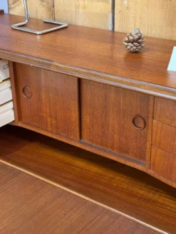 Secrétaire vintage scandinave en teck 