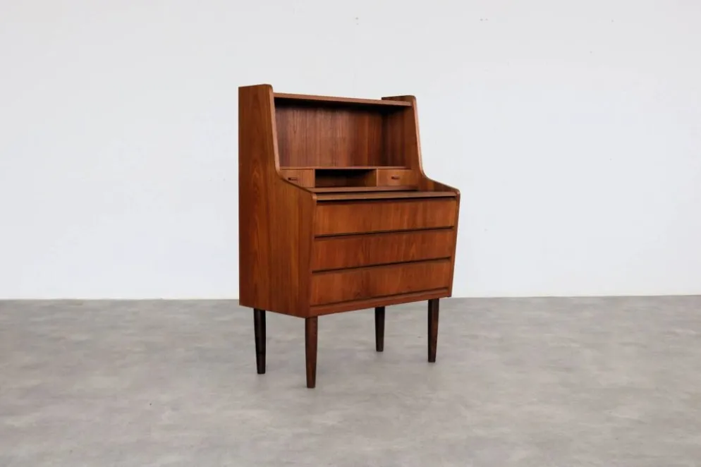 secrétaire vintage | teck | années 1960 | danois