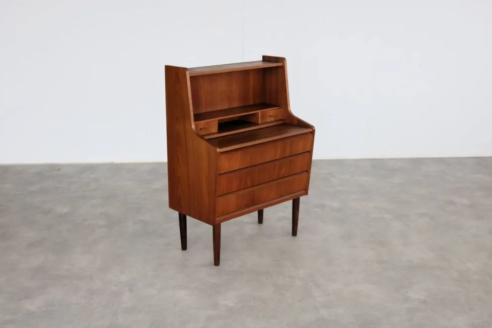 secrétaire vintage | teck | années 1960 | danois