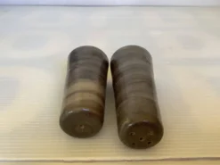 Sel et poivre céramique marron